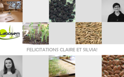 Félicitations Claire et Silvia!